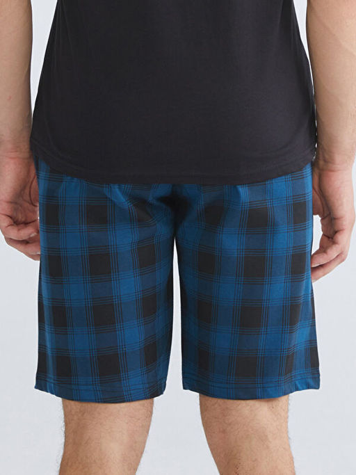 Standart Kal?p Ekose Erkek Pijama Alt ?ort