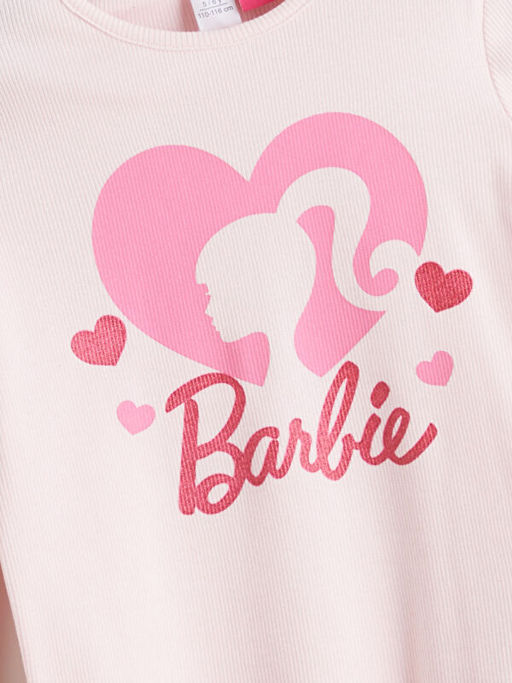 Barbie Lisansl? Uzun Kollu K?z ?ocuk Ti??rt