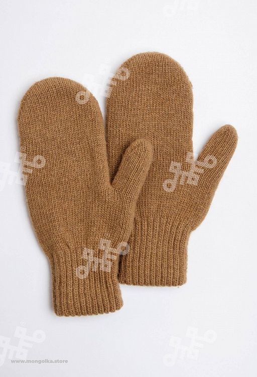 Варежки из шерсти монгольской овцы - Mongolka фото 2