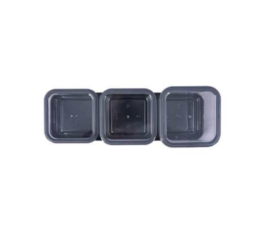 Набор для сыпучих 3шт Cubbo Scandi (0,4+0,6+0,9л) (серый) - Полимербыт фото 4