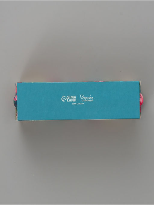 Цена за 5 шт. Коробка подарочная с окном «С любовью. Цветы», 18×5.5×5.5 см, самосборная