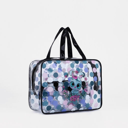 Набор косметичек для бассейна, 2 в 1, чёрный, разноцветный