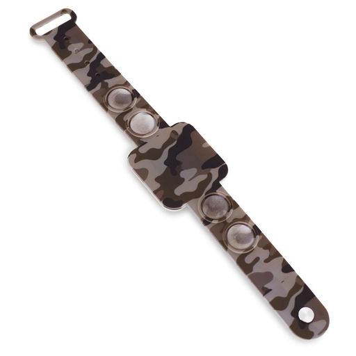 Часы наручные электронные Камуфляж, детские, ремешок pop-it, силикон, l-25.4 см