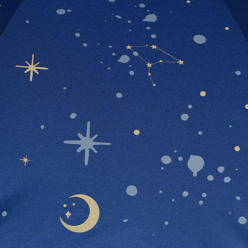 Зонт механический Космос, 8 спиц, d=95, цвет тёмно-синий - Simaland фото 3