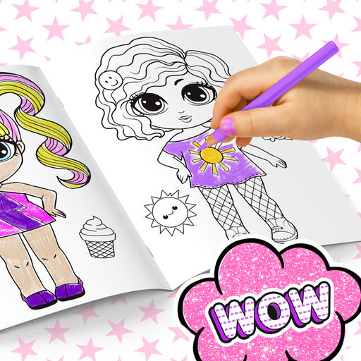Набор раскрасок WOW Girls, формат А5, 6 шт. по 12 стр. - Буква-ленд фото 12