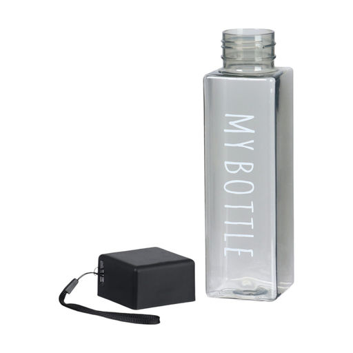 Бутылка для воды My bottle, 450 мл, 20×5.5 см, чёрная