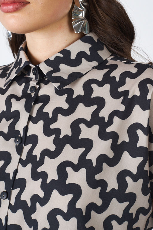 О-224 Блуза-рубашка. Уцененный товар - Eliseeva olesya фото 3