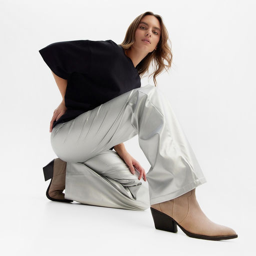 Футболка женская MIST Basic, чёрная, размер L-XL