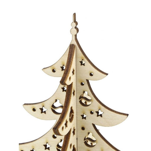 Цена за 2 шт. Модель из дерева «Ёлка сборная №7»