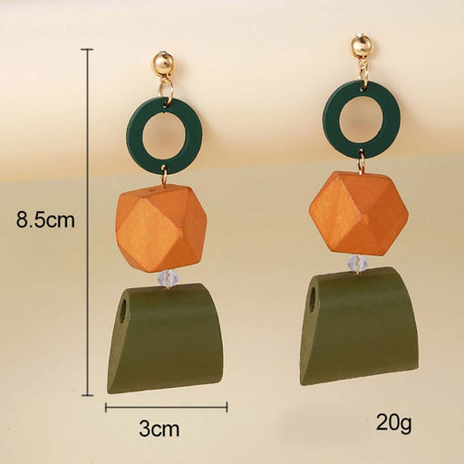 Серьги длинные на гвоздиках арт. 13 3302 (id 274509) - Rada фото 3