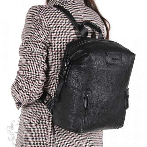 Рюкзак женский 69160 black Velina Fabbiano-Safenta/30 в Новосибирске