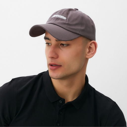 Кепка Awesome MINAKU, серая, размер 58