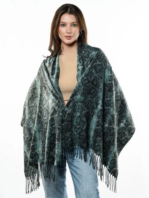 Яркий палантин с анималистичным принтом - Pretty mania фото 10