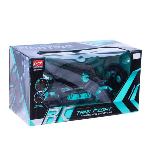 Танк радиоуправляемый Fighter, 4WD, управление жестами, стреляет гелевыми пулями, цвет чёрно-синий - Simaland фото 8