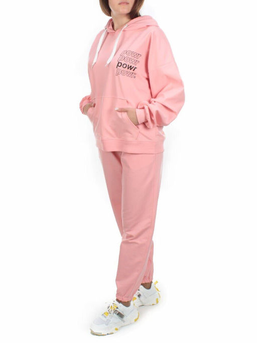 Y315 PEACH Спортивный костюм женский (100% хлопок) - Фабричный китай фото 3