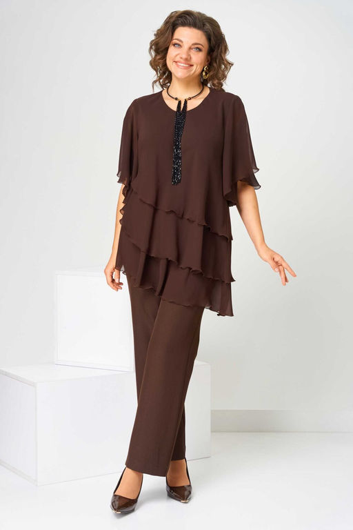 Костюм Асолия 1512 коричневый
