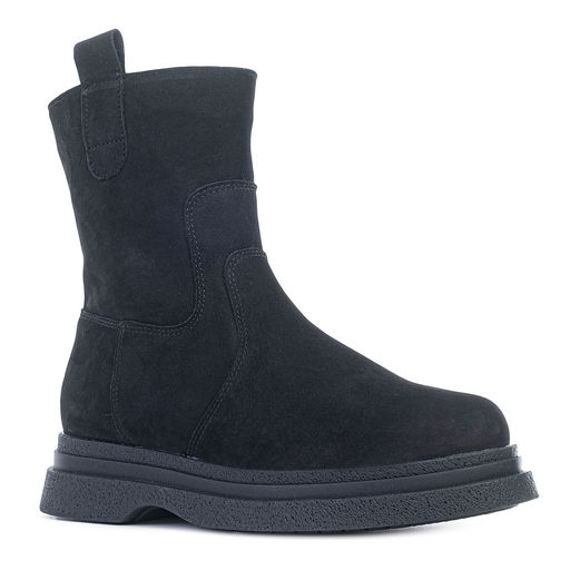 5B6841 ЖЕН Сапоги нат.кожа шерсть ТЭП - Юничел фото 4