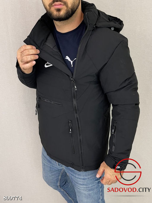 Куртка зимняя мужская с наполнителем холлофайбер - Bruno фото 2