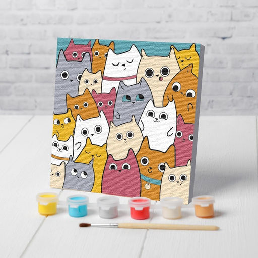 Картина по номерам Милые котята 1515 см - Школа талантов фото 3