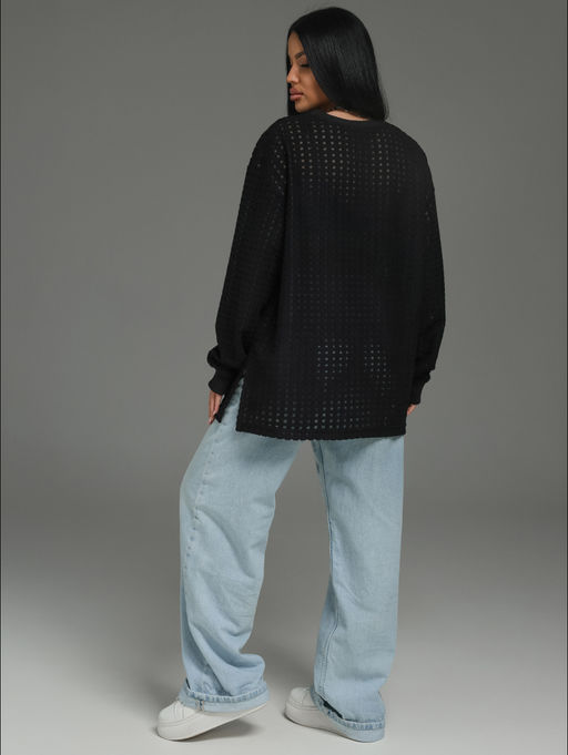 Фрэнсис свитшот женский (черный)