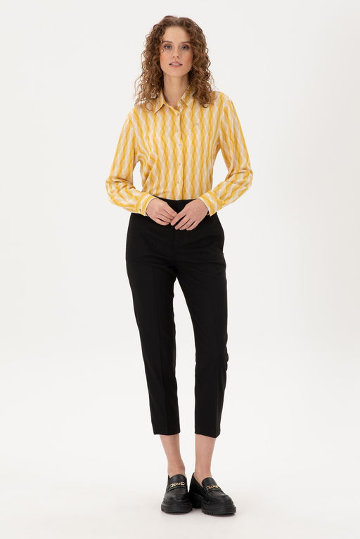 Женские черные брюки из плотной ткани Неожиданная скидка в корзине - U.s. polo assn фото 3