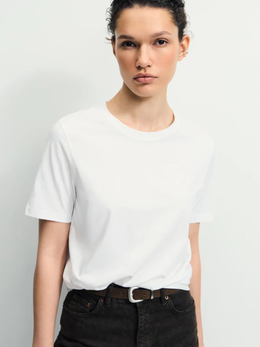 Базовая футболка из хлопка / Zarina  фото 2