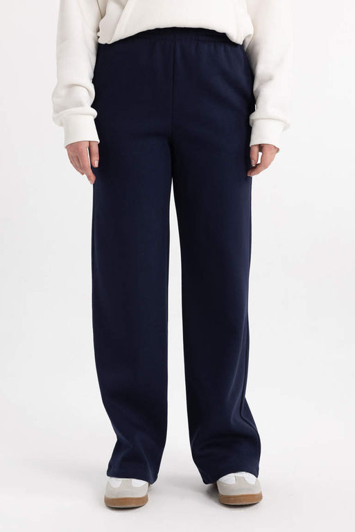 Толстые спортивные штаны прямого кроя с высокой талией и карманами - Defacto фото 4