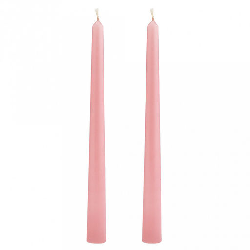 Свеча Античная д2,4см, h25см, парафин, розовый, время горения 6ч, 55гр, глазурованная, набор 2шт (Россия) - Домашняя мода фото 2
