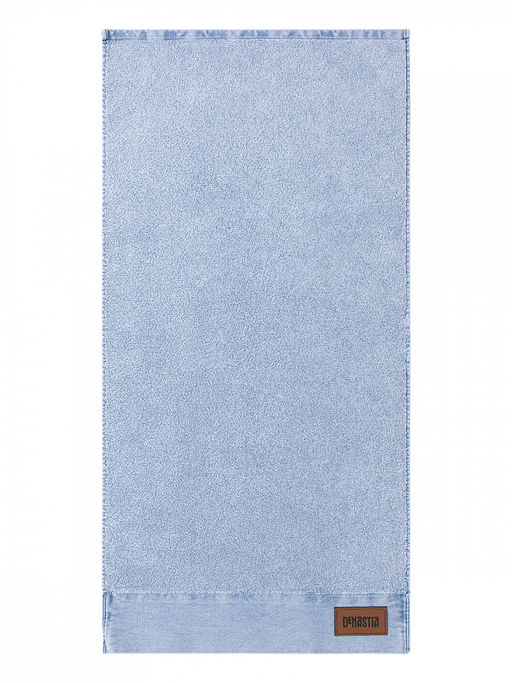 Полотенце для лица 50x90 голубой махровая ткань - Denastia фото 3