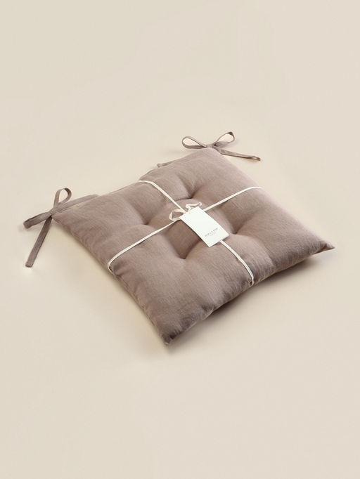 Подушка на стул SL HOME Coniferous, 42×42 см, коричневая