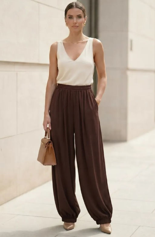 брюки султанки алладины 95% хлопок; 5% лайкра - Knitka wear фото 22