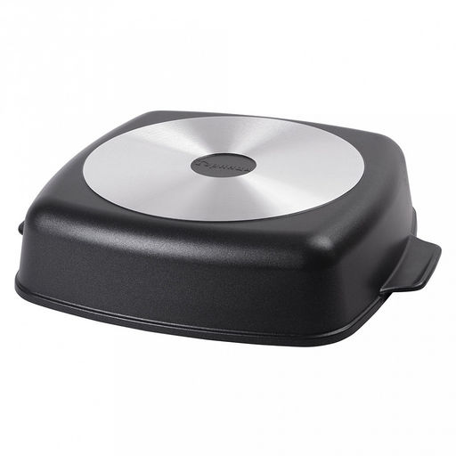 Противень с антипригарным покрытием 28х28х7см "Классик", s0,4см, литые ручки (Россия)