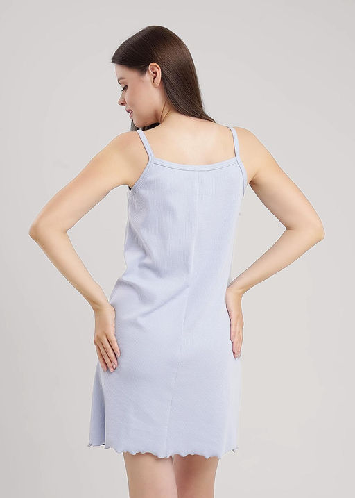 CLE LS15-1176 Сорочка ночн. жен. Экрю св.голубой - Clever wear фото 4
