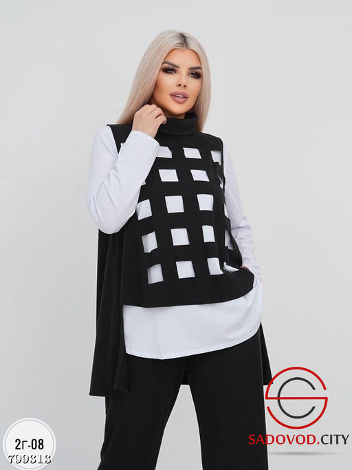 Костюм тройка из кашемира лапша и супрем - Bruno фото 2