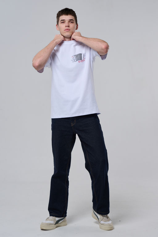 8579 футболка оверсайз мужская