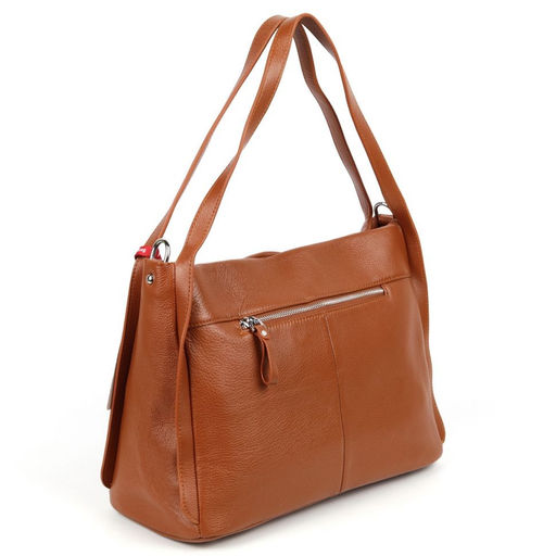 Женская кожаная сумка Sergio Valentini SV-7918 Браун  фото 3