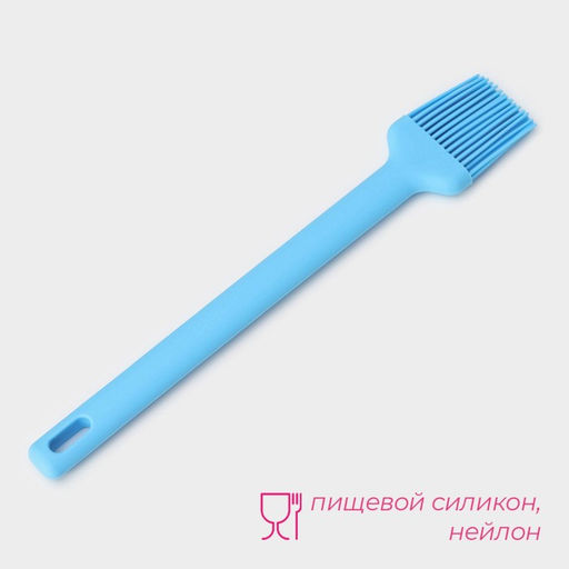 Кисть Доляна Люкс, силикон, 27?4.6?1 см, голубая  фото 2