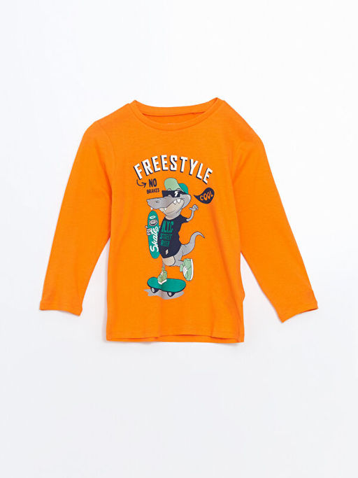 Bisiklet Yaka Erkek ?ocuk Pijama Tak?m?