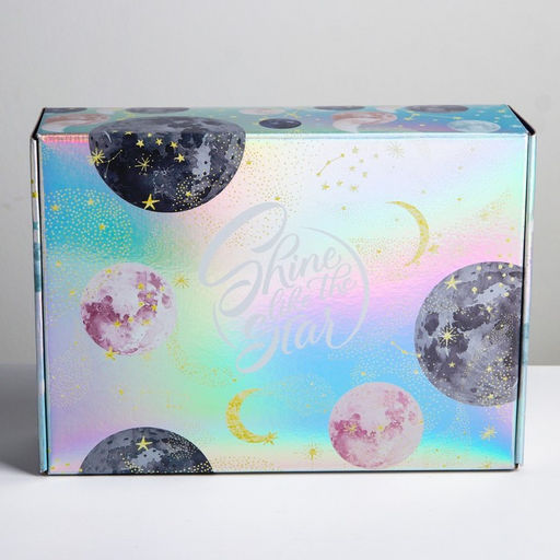 Складная коробка Shine, 30,5 22 9,5 см - Дарите счастье фото 4