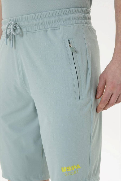 Мужские трикотажные шорты цвета морской волны - U.s. polo assn фото 6