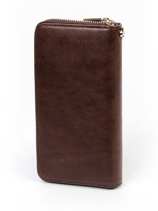 LACCOMA клатч 199-211-коричневый натуральная кожа