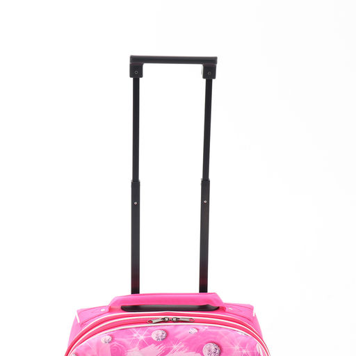 Чемодан малый 18" на молнии, малиновый