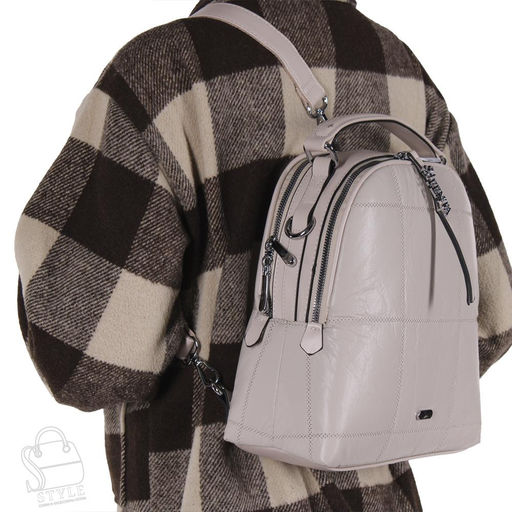 Рюкзак женский 670122 beige Velina Fabbiano - Safenta в Новосибирске