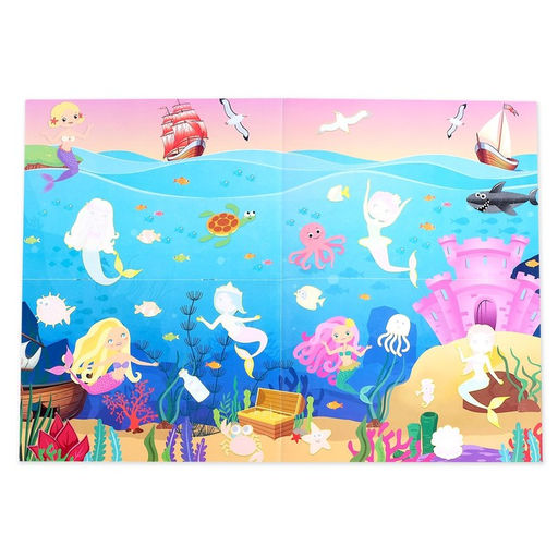 Активити книга с наклейками и игрушкой Морские принцессы, 12 стр. - Буква-ленд фото 4
