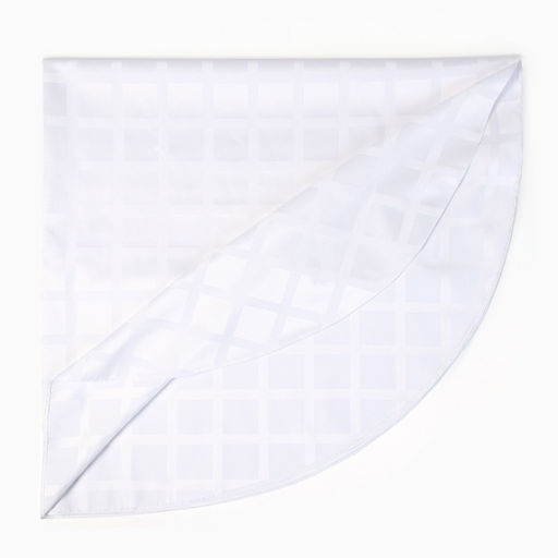Скатерть «Этель» Geometry, 150×300 +/-3 см, белая, 192 г/м², хлопок с ВГМО