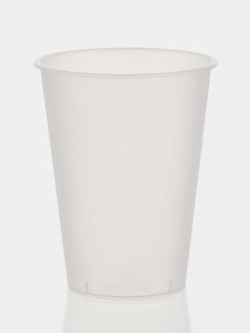 Стаканы одноразовые Bubble cup, набор 25 шт., 375 мл, d=9 см, h=10.4 см, пластик, матовые, прозрачные