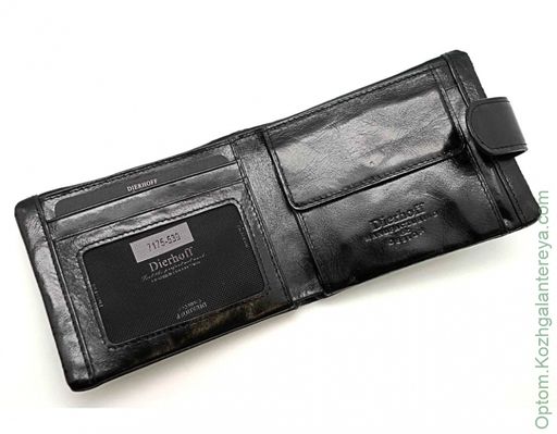 Мужское кожаное портмоне Dierhoff Д 7175-539 - Sergio valentini фото 2