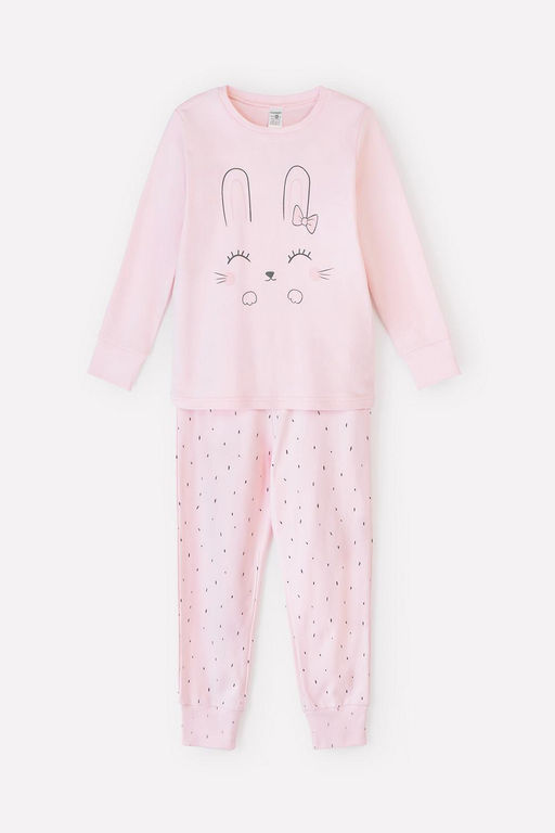 К 1541/24/бежево-розовый,штрихи пижама дет