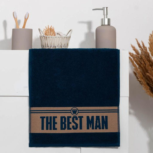 Полотенце махровое Этель "The best man" 30х60 см, 100% хлопок, 360 г/м²