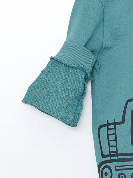 Bask?l? Uzun Kollu Erkek Bebek Sweatshirt 2li - Waikiki фото 3